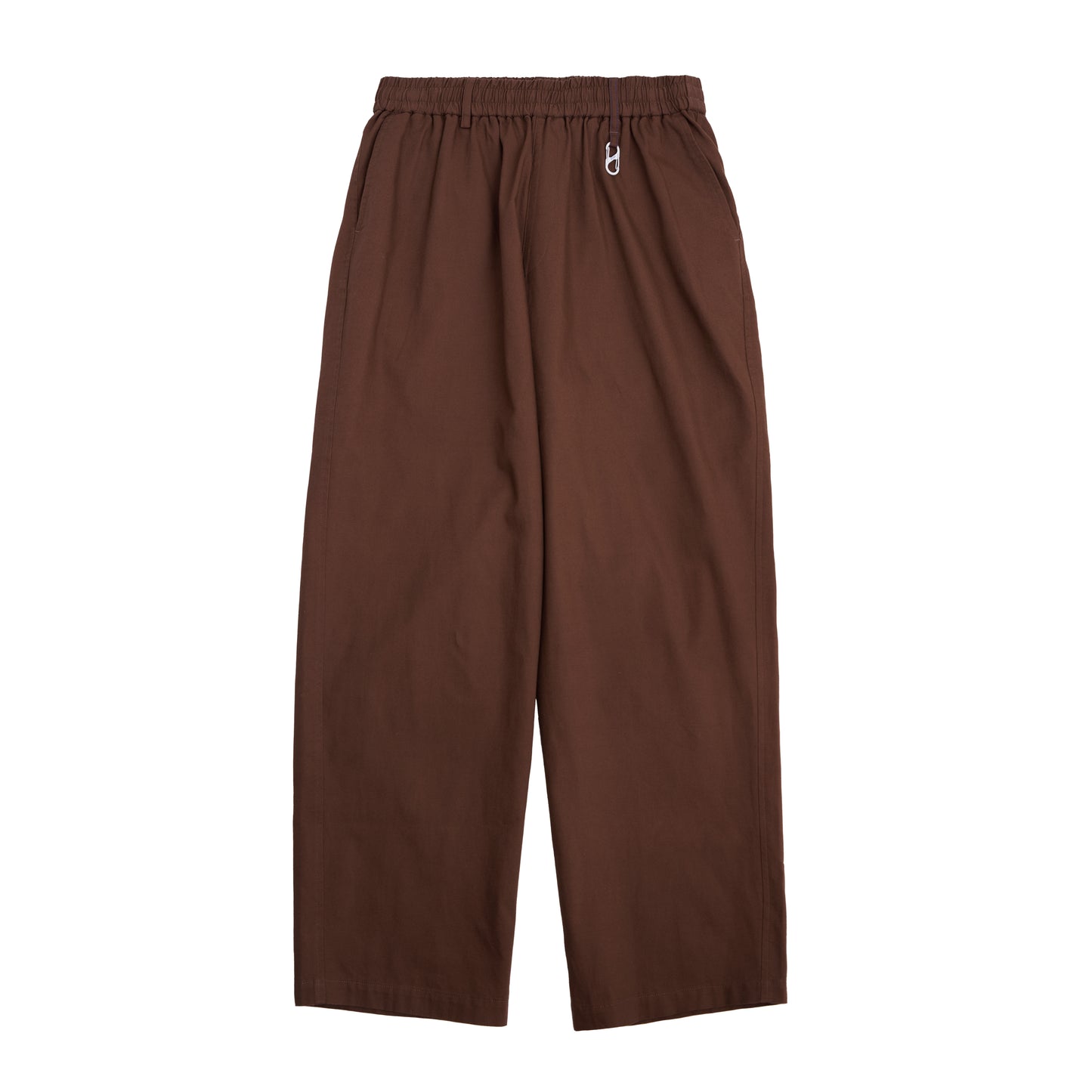 cotton oxford easy pants (brown)