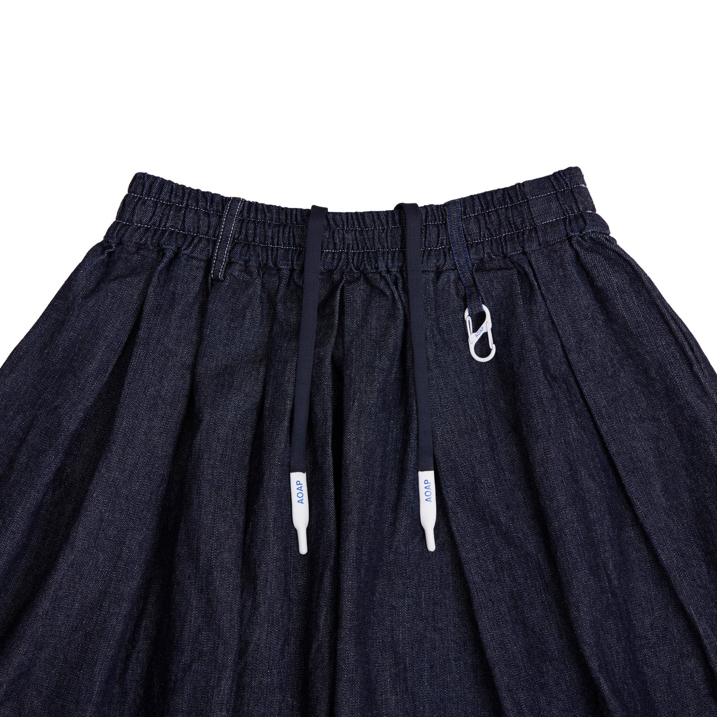 denim easy short culotte (indigo)