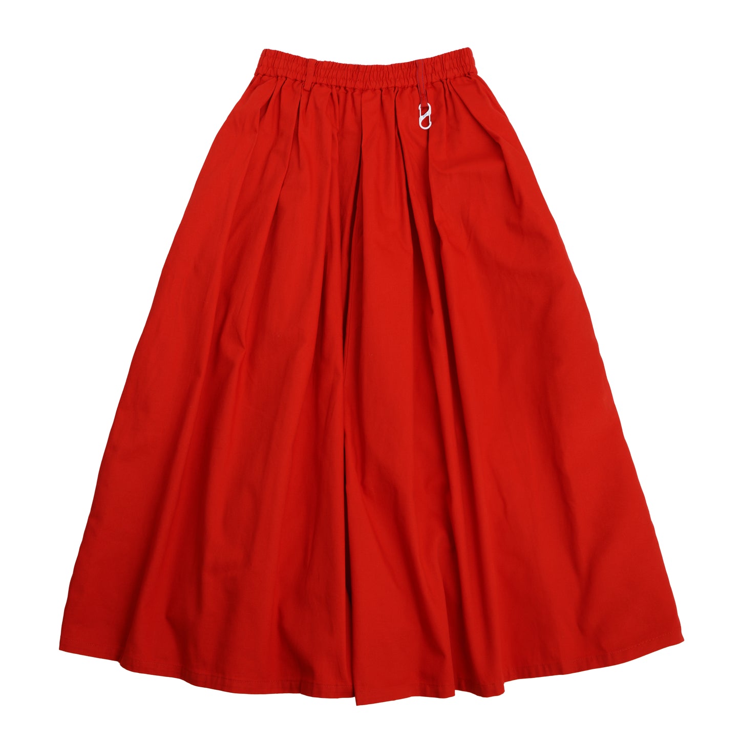 cotton oxford easy long culotte (red)