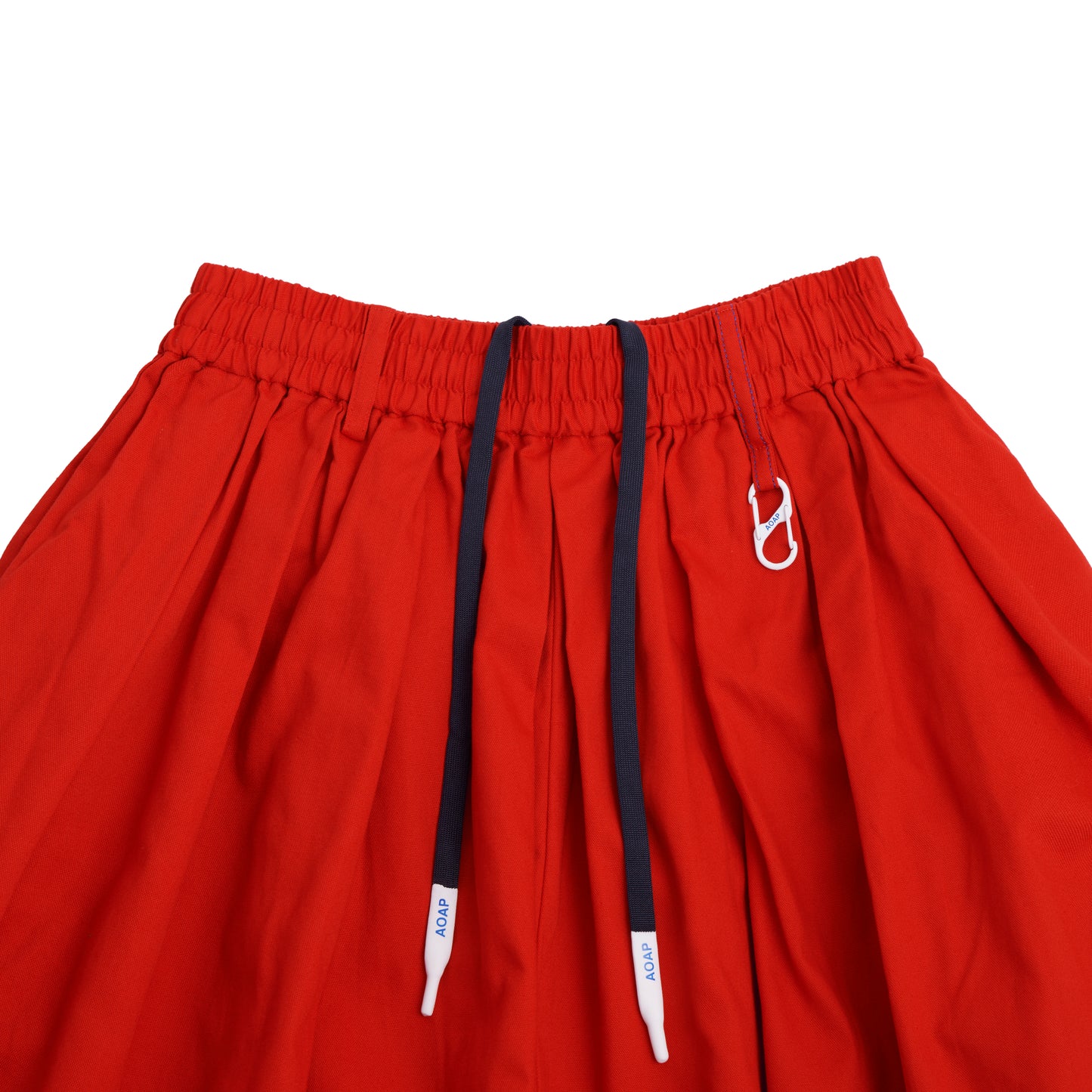 cotton oxford easy long culotte (red)