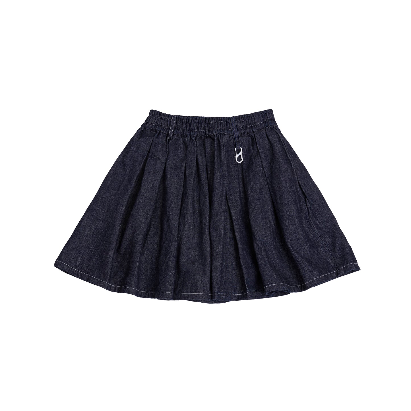 denim easy short culotte (indigo)