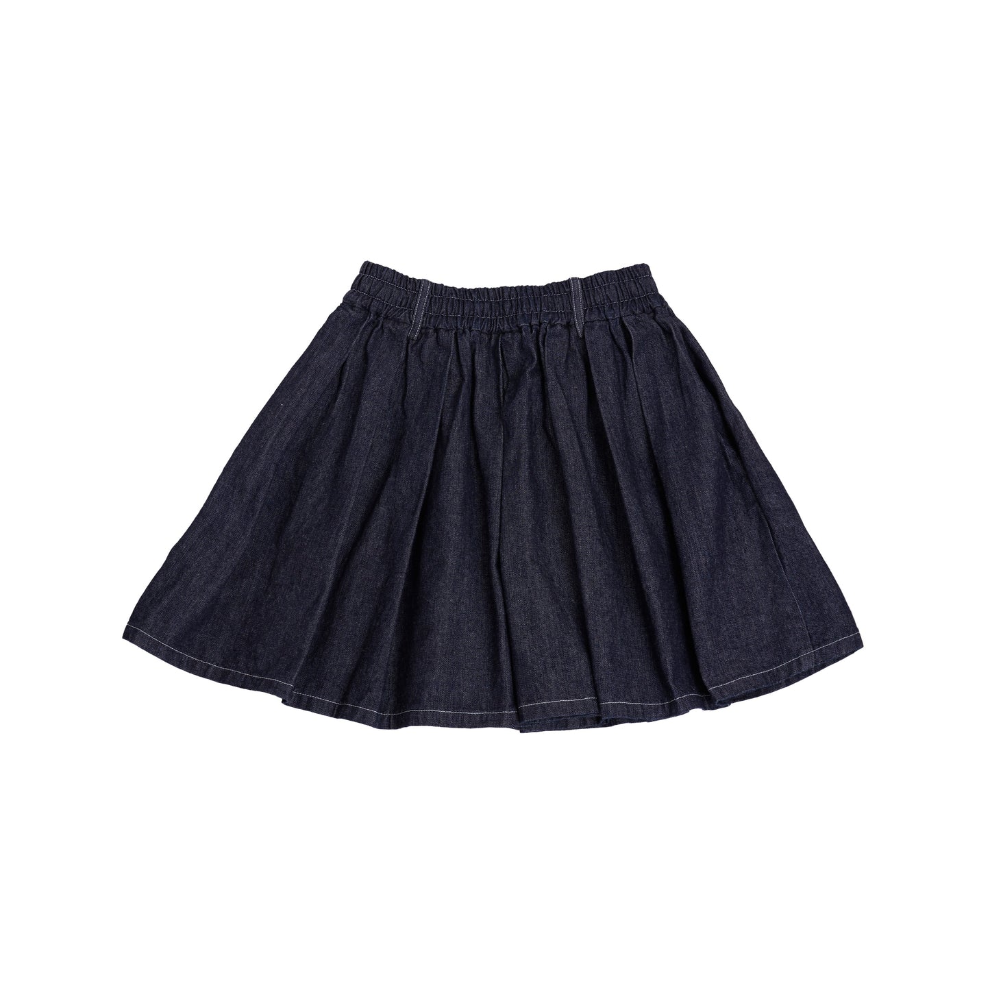 denim easy short culotte (indigo)