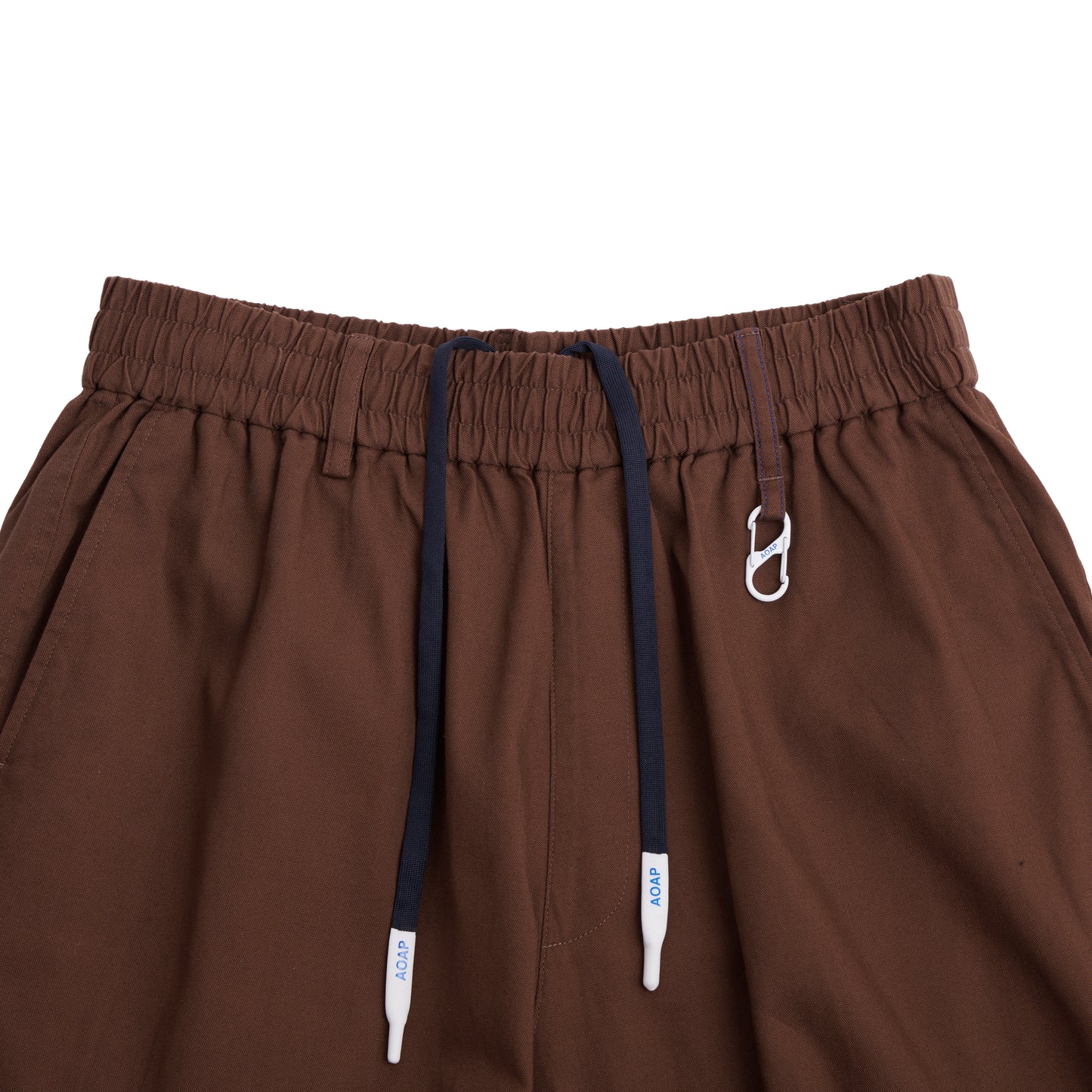 cotton oxford easy pants (brown)