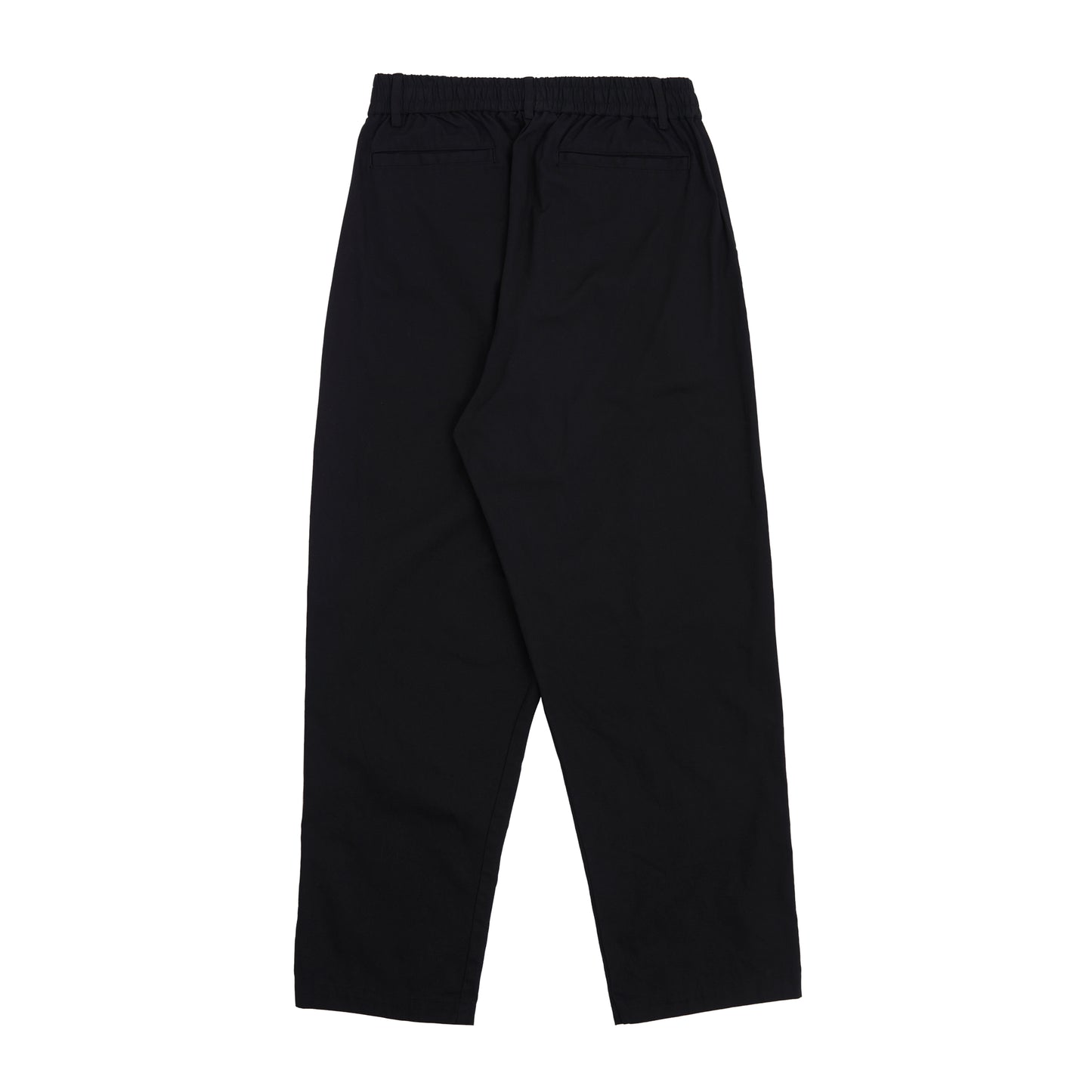 cotton oxford easy pants (black)