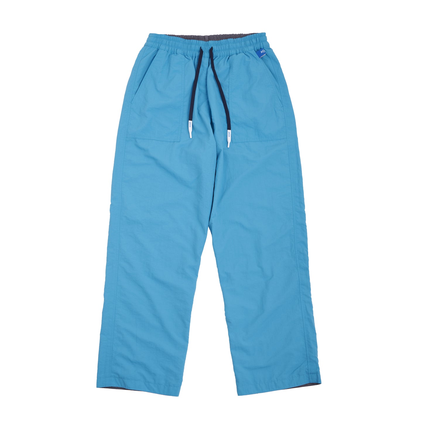 nylon reversible easy pants (gray / sax)