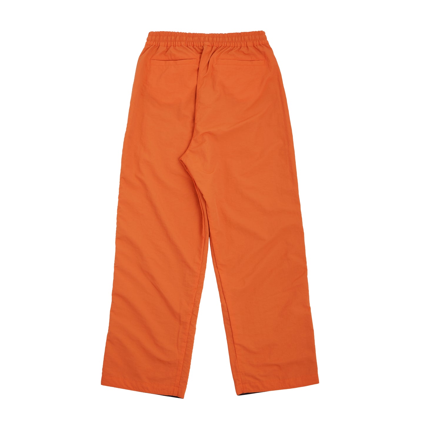 nylon reversible easy pants (black / orange)