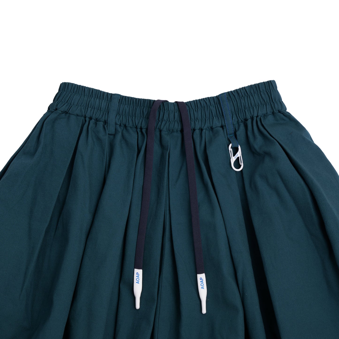 cotton oxford easy long culotte (green)