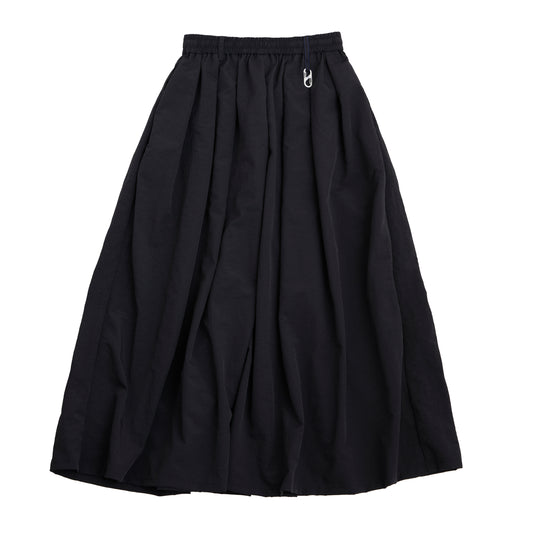 nylon easy long culotte (black)